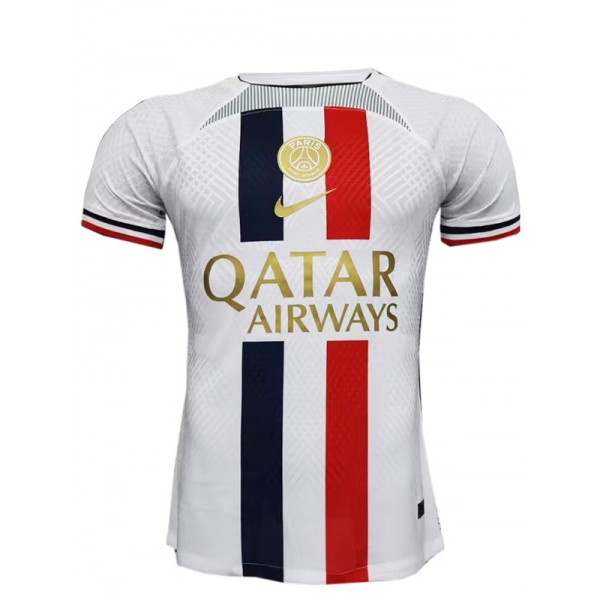 Paris saint germain special jersey player version white gold soccer uniform men's shirt football short sleeve sport top t-shirt apricot 2023-2024
